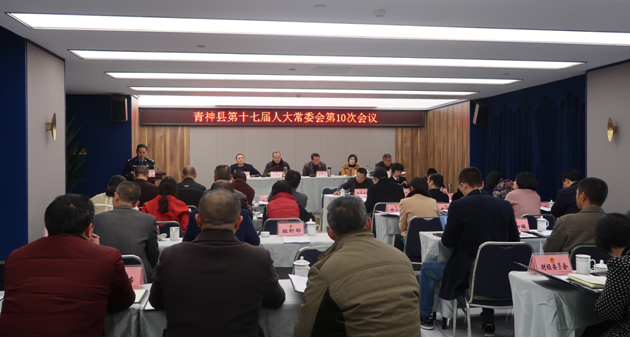 县第十七届人大常委会举行第10次会议