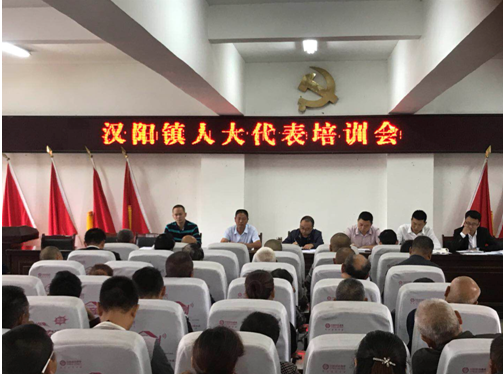 汉阳镇：召开第十八届人大代表培训会